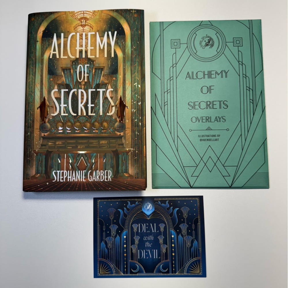 FairyLoot Alchemy of Secrets by Stephanie Garber with Overlays